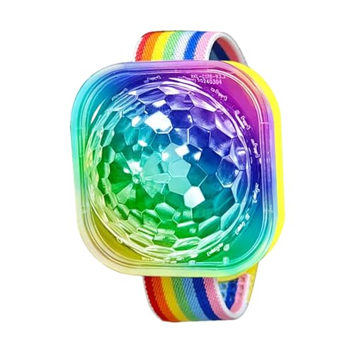 Leuchtende Armbänder für Erwachsene, Discolichter, wiederaufladbar, USB, tragbar, LED-Armband mit Saugnapf für Zimmer, Disco-Auto Leuchtende Armbänder für Erwachsene, Discolichter, wiederaufladbar, USB, tragbar, LED-Armband mit Saugnapf für Zimmer, Disco-Auto von Genérico