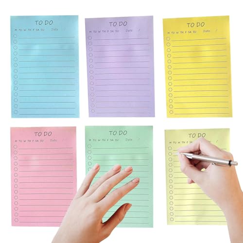 Lined Sticky Notepads – Notizblock, englische Listenplaner, Notizblätter mit glatter Textur, Schreibblock für Studentenzimmer, tägliche Arbeitsplanung, Haushaltsecke Lined Sticky Notepads – Notizblock, englische Listenplaner, Notizblätter mit glatter Textur, Schreibblock für Studentenzimmer, tägliche Arbeitsplanung, Haushaltsecke von Genérico