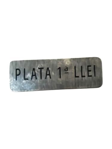 Llei-Silber-Schmuck-Etiketten, 20 x 7 mm, 1000 Stück (A990230) von Genérico