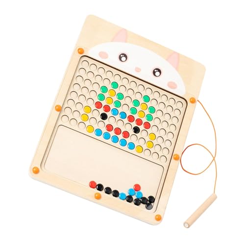 Magnetisches Zeichenbrett – Magnetisches Zeichenbrett zum Zählen lernen | Magnetische Puzzleplatte aus Holz zum Zählen lernen | Magnetische Puzzle-Boards von Genérico