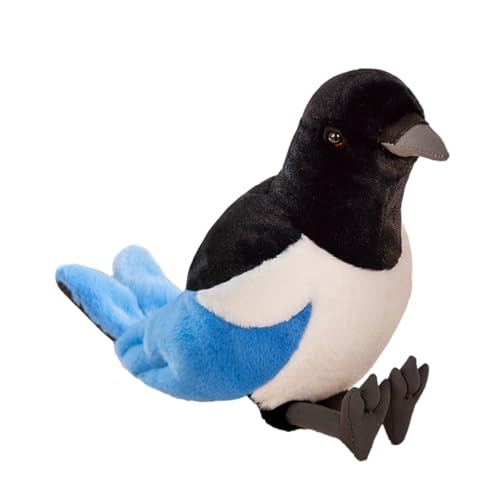 Magpie Bird - Soft Toy, Simulation Bird Doll, Cuddle Tier, Natur - Vogelspielzeug mit Plüschstoff, Luxus-Spielzeuge für Kinder, Holidays von EST von Genérico