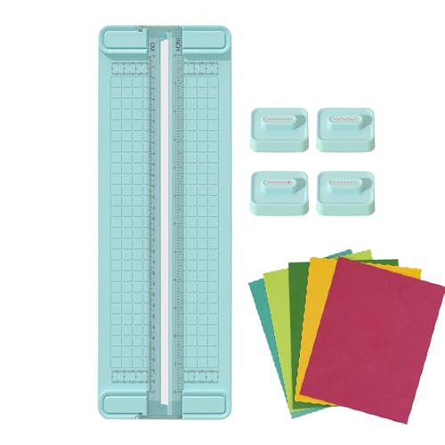 Manueller Papierschneider mit Schieber, Papierschneider, 4 Werkzeuge in 1, ergonomischer bidirektionaler Präzisions-Zerkleinerer für Business, Zuhause, Büro, Karten, Tagebuch Manueller Papierschneider mit Schieber, Papierschneider, 4 Werkzeuge in 1, ergonomischer bidirektionaler Präzisions-Zerkleinerer für Business, Zuhause, Büro, Karten, Tagebuch von Genérico