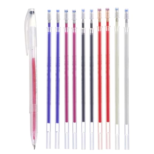 Markierungsstift zum Nähen – Stoffmarker mit fehlender Tinte | Besuchte Gedanken zum Nähen | Sticktiity mit 10 Nachfüllpackungen | Nähmarker zum Verschwinden von Stoffen Markierungsstift zum Nähen – Stoffmarker mit fehlender Tinte | Besuchte Gedanken zum Nähen | Sticktiity mit 10 Nachfüllpackungen | Nähmarker zum Verschwinden von Stoffen von Genérico