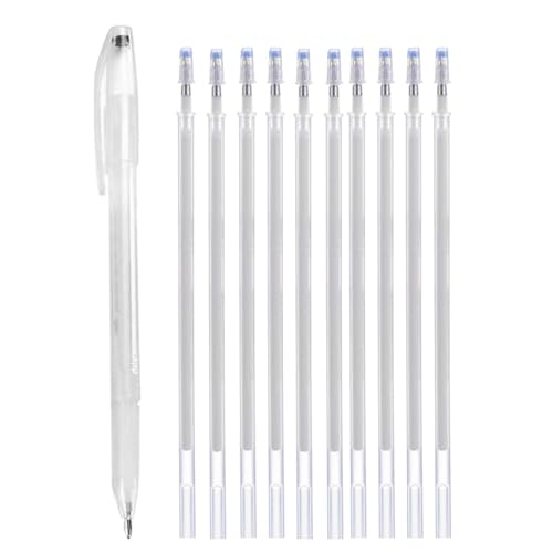 Markierungsstift zum Nähen – Stoffmarker mit fehlender Tinte | Besuchte Gedanken zum Nähen | Sticktiity mit 10 Nachfüllpackungen | Nähmarker zum Verschwinden von Stoffen Markierungsstift zum Nähen – Stoffmarker mit fehlender Tinte | Besuchte Gedanken zum Nähen | Sticktiity mit 10 Nachfüllpackungen | Nähmarker zum Verschwinden von Stoffen von Genérico