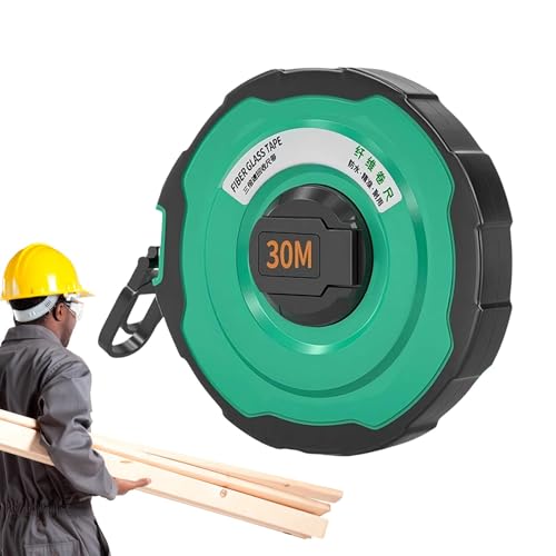 Maßband aus Leder, maßgeschneidertes Lederband, leicht zu lesende Genauigkeit zum Messen, professionelles Messwerkzeug, Baumaßstab mit ergonomischem Design für Ingenieure von Genérico