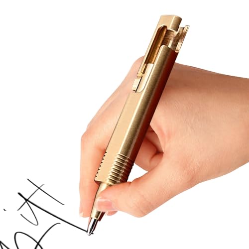 Mini-Kugelschreiber aus Metall, kleine Stifte für Männer und Frauen, Retro-Kugelschreiber, ästhetisches Messing, für kommerzielle Unterschriften, Junggesellinnenabschiede, Veranstaltungsort Mini-Kugelschreiber aus Metall, kleine Stifte für Männer und Frauen, Retro-Kugelschreiber, ästhetisches Messing, für kommerzielle Unterschriften, Junggesellinnenabschiede, Veranstaltungsort von Genérico