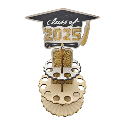 Money Box Cash, Money Presentation Box, Giving Cash Birthday, Class Of 2025 Money Cake Kit with 20 Holes, Double Layer, Wooden Graduates Party Supplies For Congrats Grad College Ceremony Decoration Money Box Cash, Money Presentation Box, Giving Cash Birthday, Class Of 2025 Money Cake Kit with 20 Holes, Double Layer, Wooden Graduates Party Supplies For Congrats Grad College Ceremony Decoration von Genérico