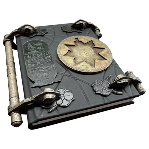 Mummy Book Of The Dead Prop – Ancient Ägypten Book Replik | Dekoratives und Sammlerstück als einzigartiges Filmzubehör für Cosplay, Ausstellung, Halloween und Dekorationen von Genérico