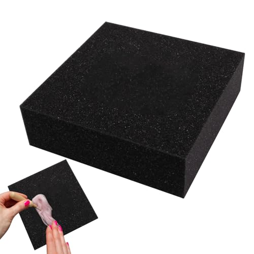 Nadelfilz-Pad – dichte schwarze Wollmatte, professionelle Arbeitsfläche aus Schwamm | Tragbares Nähgarn für Häkelarbeiten, kompaktes Werkzeug für die Herstellung Nadelfilz-Pad – dichte schwarze Wollmatte, professionelle Arbeitsfläche aus Schwamm | Tragbares Nähgarn für Häkelarbeiten, kompaktes Werkzeug für die Herstellung von Genérico