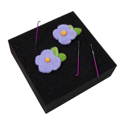 Nadelfilzteppich – Wollfilzwolle | Basis aus festem Nadelfilz, Schwammwollkissen aus Strickwolle, Schwammwollkissen aus schwarzer Schwammwolle, Filzteppich N Nadelfilzteppich – Wollfilzwolle | Basis aus festem Nadelfilz, Schwammwollkissen aus Strickwolle, Schwammwollkissen aus schwarzer Schwammwolle, Filzteppich N von Genérico