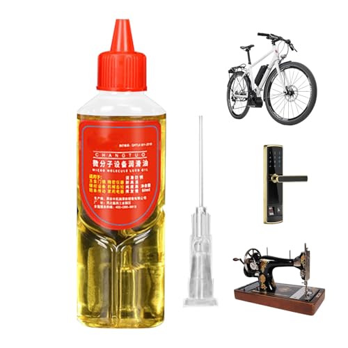Nähmaschinenöl – 30 ml ölfreie Schmierung, Multifunktions-Schmieröl für Verriegelungskerne, Lagermaschinen, Nähmaschinen, Getriebe Nähmaschinenöl – 30 ml ölfreie Schmierung, Multifunktions-Schmieröl für Verriegelungskerne, Lagermaschinen, Nähmaschinen, Getriebe von Genérico