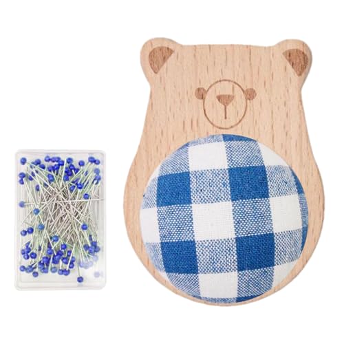 Nähnadeln und Kissen, Nadelhalter, Organizer, Kissen mit 100 Stecknadeln und Tierdesign, für Näharbeiten, Nähzimmer Nähnadeln und Kissen, Nadelhalter, Organizer, Kissen mit 100 Stecknadeln und Tierdesign, für Näharbeiten, Nähzimmer von Genérico