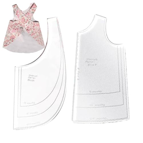 Nähschablone für Babyweste, Quiltschablone für Kinderkleidung – langlebige Schablonenmuster, Puppenkleidung, die Kinderkleidung herstellt Nähschablone für Babyweste, Quiltschablone für Kinderkleidung – langlebige Schablonenmuster, Puppenkleidung, die Kinderkleidung herstellt von Genérico