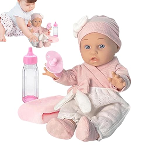Neugeborene, wiedergeborenes Kind, lebendige Puppe für Kleinkinder, weiche 30,5 cm große Reborn-Puppen mit Kleidung, Flasche und Schnuller, Reborn-Puppe für Kinder Neugeborene, wiedergeborenes Kind, lebendige Puppe für Kleinkinder, weiche 30,5 cm große Reborn-Puppen mit Kleidung, Flasche und Schnuller, Reborn-Puppe für Kinder von Genérico