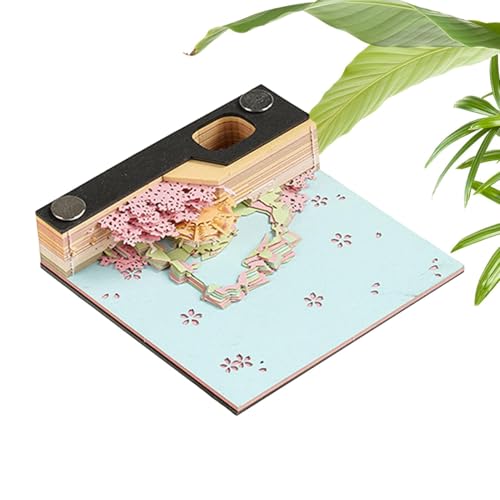 Notizblock-Kalender, Haftnotizblock, elegante Papierskulptur-Haftnotizen, mit Präsentationsbox, ästhetischer Kalender, Notizblock, Verzierung von Kunstwerken Notizblock-Kalender, Haftnotizblock, elegante Papierskulptur-Haftnotizen, mit Präsentationsbox, ästhetischer Kalender, Notizblock, Verzierung von Kunstwerken von Genérico