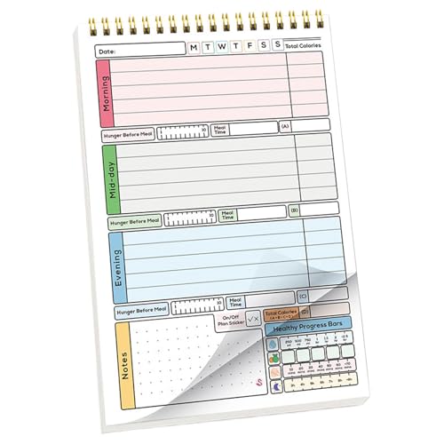 Notizblock für tägliche Ziele, Gewohnheits-Tracker, Gewichtsverlust-Tracker, inspirierendes Gewohnheitstagebuch, A5, täglicher Gewohnheiten-Tracker, Zieltagebuch von Genérico