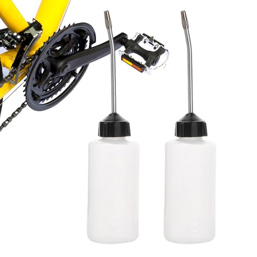 Ölflasche für Nadeln, 2 Stück, Öl für Nähmaschine, Präzisionsapplikator, 120 ml, mit langem Ausgießer für Garn, Stickerei, Handwerk, Automobil und Industrie von Genérico