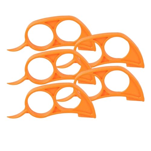 Orange Peeler, Orange Peeler Tool, Fruit Peeling Tools, 5 x Citrus Peeler, Zitrus-Peeling-Tool, Zitrus Peeler Tool für Zitronengrapefruit, Vegetable Slicer, Kitchen Gadgets von Genérico