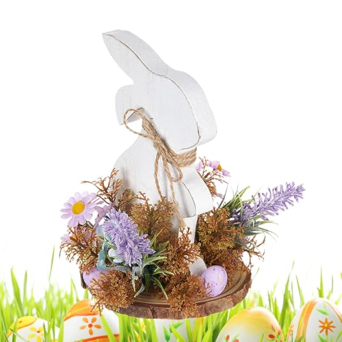 Osterhase aus Holz - Osterhasen-Holzschild | Stufentablett-Dekoration aus Hasenholz, Dekoration für Ebene Osterhase aus Holz - Osterhasen-Holzschild | Stufentablett-Dekoration aus Hasenholz, Dekoration für Ebene von Genérico