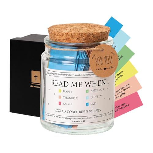 Paper Bible Far Papier – Bibel Wörter Notizen Jar | Christliche Klebezettel | Christliche Andachtsnotizen Jar | Christian Bible Jar | Gefühlsgeschenke für Frauen Paper Bible Far Papier – Bibel Wörter Notizen Jar | Christliche Klebezettel | Christliche Andachtsnotizen Jar | Christian Bible Jar | Gefühlsgeschenke für Frauen von Genérico