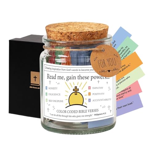 Paper Bible Far Papier – Bibel Wörter Notizen Jar | Christliche Klebezettel | Christliche Andachtsnotizen Jar | Christian Bible Jar | Gefühlsgeschenke für Frauen Paper Bible Far Papier – Bibel Wörter Notizen Jar | Christliche Klebezettel | Christliche Andachtsnotizen Jar | Christian Bible Jar | Gefühlsgeschenke für Frauen von Genérico
