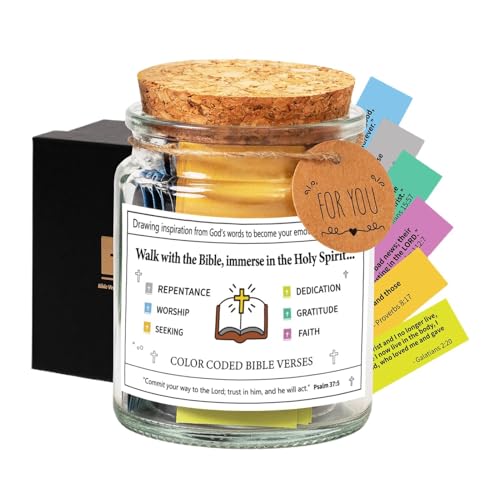 Paper Bible Far Papier – Bibel Wörter Notizen Jar | Christliche Klebezettel | Christliche Andachtsnotizen Jar | Christian Bible Jar | Gefühlsgeschenke für Frauen Paper Bible Far Papier – Bibel Wörter Notizen Jar | Christliche Klebezettel | Christliche Andachtsnotizen Jar | Christian Bible Jar | Gefühlsgeschenke für Frauen von Genérico