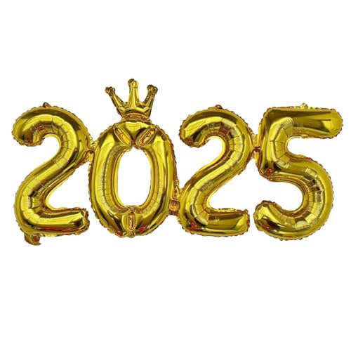 Partyballons 2025, Zahlenballons 2025, Dekoration für Neujahr, Zahlen aus Aluminium für Hochzeiten, Geburtstagsfeiern und Weihnachtsfeiern Partyballons 2025, Zahlenballons 2025, Dekoration für Neujahr, Zahlen aus Aluminium für Hochzeiten, Geburtstagsfeiern und Weihnachtsfeiern von Genérico