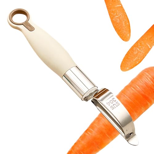 Peek Küchenschäler aus Edelstahl in Form von | ergonomischer Griff für Geschirrspüler, waschbar, Obst und und Mehrzweckschneider Peek Küchenschäler aus Edelstahl in Form von | ergonomischer Griff für Geschirrspüler, waschbar, Obst und und Mehrzweckschneider von Genérico