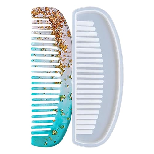 Personalisierbare Harz-Kammform: Silikonform für Haarbürsten mit Epoxidharz, Form zur Herstellung von Haarbürsten, wiederverwendbare Harzform für Zubehör Personalisierbare Harz-Kammform: Silikonform für Haarbürsten mit Epoxidharz, Form zur Herstellung von Haarbürsten, wiederverwendbare Harzform für Zubehör von Genérico
