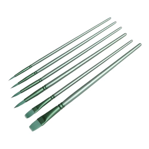 Pinsel-Set mit mehreren Oberflächen, 6-teilig, Kunstwerkzeuge für Acrylfarben, feine Nylon-Tipps für die Leinwand zum Zeichnen detaillierter Kunstwerke Pinsel-Set mit mehreren Oberflächen, 6-teilig, Kunstwerkzeuge für Acrylfarben, feine Nylon-Tipps für die Leinwand zum Zeichnen detaillierter Kunstwerke von Genérico