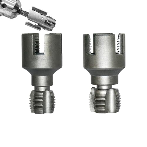 Pipe Threader - Wasserpfeifenabzieher | 2 x Integrated Threader, Rethreading Tool Thread Cutting für Holz Haushalt Konstruktion Automotive Workshop Repair Outdoor Industrial Garden Machine Pipe Threader - Wasserpfeifenabzieher | 2 x Integrated Threader, Rethreading Tool Thread Cutting für Holz Haushalt Konstruktion Automotive Workshop Repair Outdoor Industrial Garden Machine von Genérico