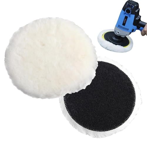 Polierpads für Glas, Dämpfungspolitur zum Bohren: Politur von Wollfilz, für Möbel, Holz, Glas, Autos, Edelstahl von Genérico