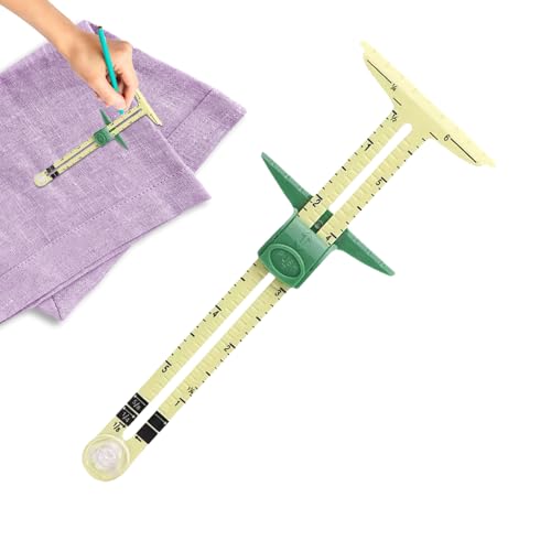 Quilt-Lineal aus Stoff – Gauge-Lineal, Schiebelineal, Quilt-Lineal aus Stoff, Messung des Nähwerkzeugs zum Nähen, Quilten, Verbrauchsmessung von Genérico