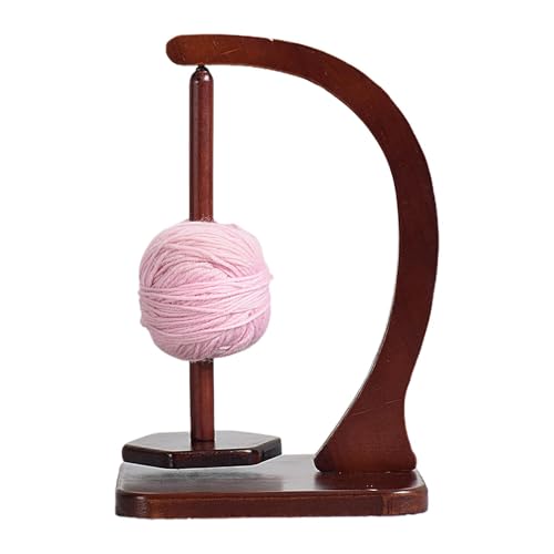 Rack für Garnrollen aus Holz, Halterung für Häkelgarn, Kugelhalter, Garnhalter für Bastelarbeiten, Ablage für Stickgarne, Pendelgarnspender mit von Genérico