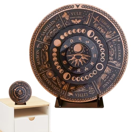 Raddichtung des Jahres – Runen-Astrologie-Zeichen aus Holz, himmlische Dekoration für Einweihungsfeier, Babyparty, Weihnachten, Thanksgiving, Halloween Raddichtung des Jahres – Runen-Astrologie-Zeichen aus Holz, himmlische Dekoration für Einweihungsfeier, Babyparty, Weihnachten, Thanksgiving, Halloween von Genérico