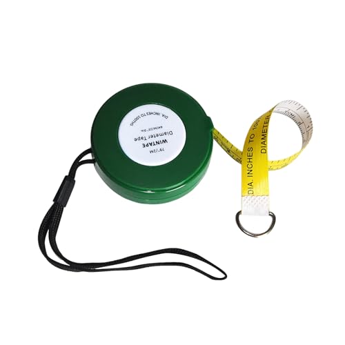 Rohrmessband: Rechenbaummessband mit Durchmesser, Imperial Metric Scale | Professional Precise Circumference Messung Spezialwerkzeug, Wurfmaß von B von Genérico