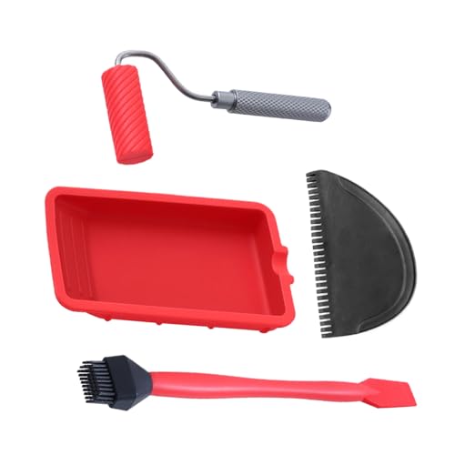 Rolle für Holzleim, Kleberoller mit Anwendungstablett, tragbares Handwerkzeug, inklusive Pinsel und Spachtel, Klebe-Set für Bastelarbeiten und Heimwerken Rolle für Holzleim, Kleberoller mit Anwendungstablett, tragbares Handwerkzeug, inklusive Pinsel und Spachtel, Klebe-Set für Bastelarbeiten und Heimwerken von Genérico