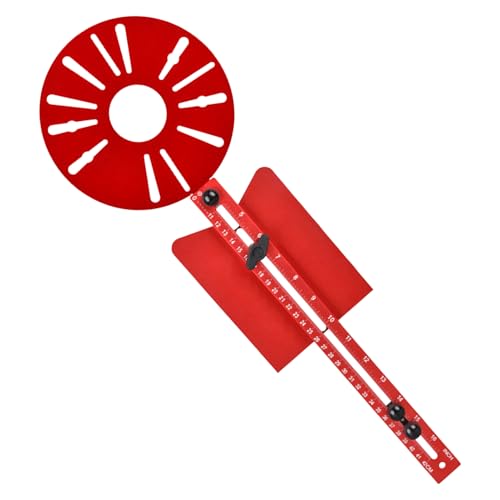 Router Cutting Jig - Multifunktionale Aluminium-Legierung mit einstellbarer Vorlage für Groove Slot Trim | Präzisions-Hardware-Router Tool für Kabinett-Engraving Door Round Milling Woodworking Machine Router Cutting Jig - Multifunktionale Aluminium-Legierung mit einstellbarer Vorlage für Groove Slot Trim | Präzisions-Hardware-Router Tool für Kabinett-Engraving Door Round Milling Woodworking Machine von Genérico