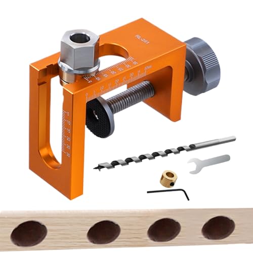 Schablone für Türscharniere, Bohranleitung für die Montage von Scharnieren, 10 mm, Metallbeschläge, Locher mit verdeckter Rückstellung, für Schränke, Schränke, Schlafzimmer, Badezimmer Schablone für Türscharniere, Bohranleitung für die Montage von Scharnieren, 10 mm, Metallbeschläge, Locher mit verdeckter Rückstellung, für Schränke, Schränke, Schlafzimmer, Badezimmer von Genérico