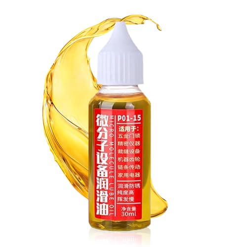 Schmiermittel für Türscharniere, rostfreies Schmiermittel für Uhren, 30 ml, multifunktional, für Ketten, Werkzeuge, Laufbänder und Fensterschienen Schmiermittel für Türscharniere, rostfreies Schmiermittel für Uhren, 30 ml, multifunktional, für Ketten, Werkzeuge, Laufbänder und Fensterschienen von Genérico