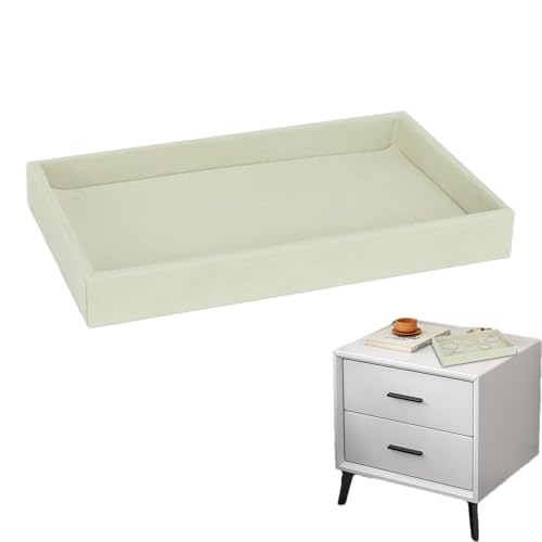 Schmuck-Organizer aus Samt, stapelbare Schmucktabletts | Samt-Uhren-Display-Tablett, leere Schmuckschatulle und Präsentation von Halsketten, Ohrringen, Schmuck Schmuck-Organizer aus Samt, stapelbare Schmucktabletts | Samt-Uhren-Display-Tablett, leere Schmuckschatulle und Präsentation von Halsketten, Ohrringen, Schmuck von Generico