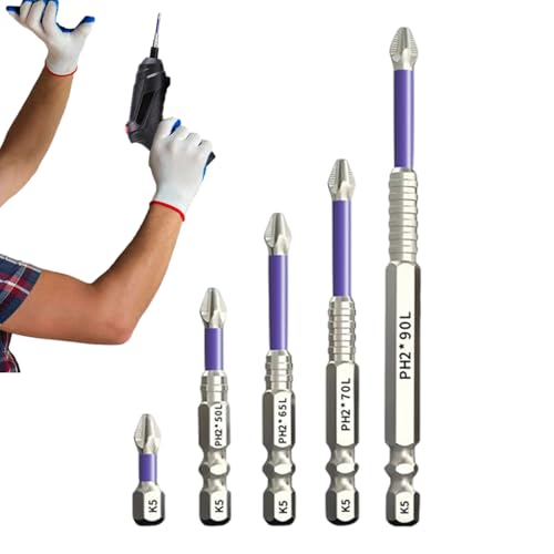 Schraubenbohrer-Set – Bohrer-Set für Bohrmaschine K5, magnetisch, verchromtes Zubehör für Mechaniker, , Elektriker und Baumarkt Schraubenbohrer-Set – Bohrer-Set für Bohrmaschine K5, magnetisch, verchromtes Zubehör für Mechaniker, , Elektriker und Baumarkt von Genérico
