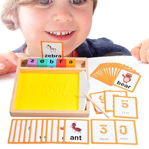 Schreibtablett aus Holz – Holztabletts für Klassenzimmer | Aufbewahrungsbox zum Zeichnen, Lernbrett mit Stift Schreibtablett aus Holz – Holztabletts für Klassenzimmer | Aufbewahrungsbox zum Zeichnen, Lernbrett mit Stift von Genérico