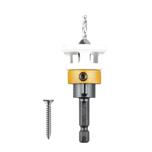 Sechskantschaft, Bohrer-Set für Senker, Bohrer für Küchenspüle, Holzbearbeitungsbohrer mit einstellbarer Tiefe, hochfestes Kegelbohrer-Set, P-Bits Sechskantschaft, Bohrer-Set für Senker, Bohrer für Küchenspüle, Holzbearbeitungsbohrer mit einstellbarer Tiefe, hochfestes Kegelbohrer-Set, P-Bits von Genérico