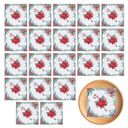 Servietten für Winterpartys, Weihnachtsdesign, Winterdekoration, Artikel für den Weihnachtstisch, saisonale Servietten, doppellagige Getränke Servietten für Winterpartys, Weihnachtsdesign, Winterdekoration, Artikel für den Weihnachtstisch, saisonale Servietten, doppellagige Getränke von Genérico