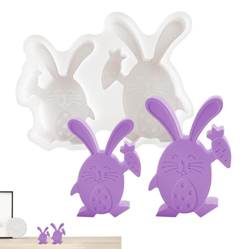 Silikonform für Ostern, niedliche Hasenform, handgefertigte Seifenformen mit Karotte, Silikonform für Schreibtischdekoration, Bastelwerkzeuge, Seifenformen Silikonform für Ostern, niedliche Hasenform, handgefertigte Seifenformen mit Karotte, Silikonform für Schreibtischdekoration, Bastelwerkzeuge, Seifenformen von Genérico