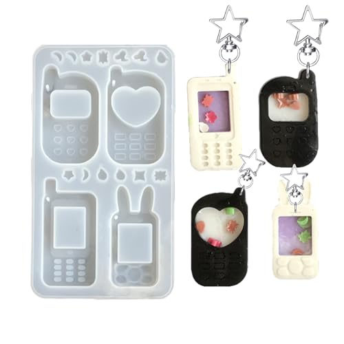 Silikonformen zum Aufhängen für Harz, Silikonform für dekorative Anhänger zum Gießen von Epoxidharz, dekorative Anhänger, Schlüsselanhänger, Zubehör für Tasche, Anhänger, Dekoration Silikonformen zum Aufhängen für Harz, Silikonform für dekorative Anhänger zum Gießen von Epoxidharz, dekorative Anhänger, Schlüsselanhänger, Zubehör für Tasche, Anhänger, Dekoration von Genérico