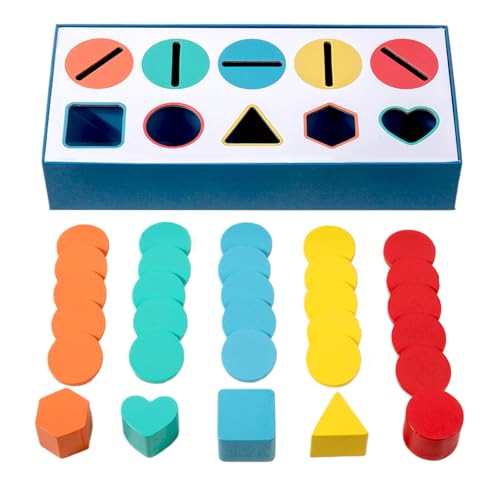 Sortierbox in Holzform, Lernspielzeug, geometrisches Spiel, Lernwürfel, mehrfache Truhe, Entwicklungsspielmodul von ha Sortierbox in Holzform, Lernspielzeug, geometrisches Spiel, Lernwürfel, mehrfache Truhe, Entwicklungsspielmodul von ha von Genérico