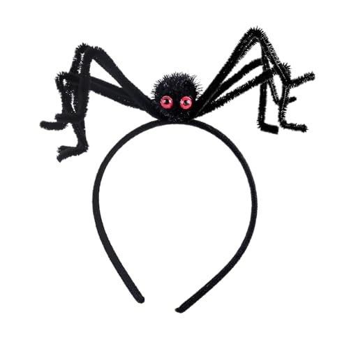 Spinnen-Kopfschmuck – Plüsch-Stirnband für Festivals und Cosplay, lustiges Accessoire für Kostüme für Frauen und Erwachsene für Partys, Themenveranstaltungen, Tanzveranstaltungen Spinnen-Kopfschmuck – Plüsch-Stirnband für Festivals und Cosplay, lustiges Accessoire für Kostüme für Frauen und Erwachsene für Partys, Themenveranstaltungen, Tanzveranstaltungen von Genérico
