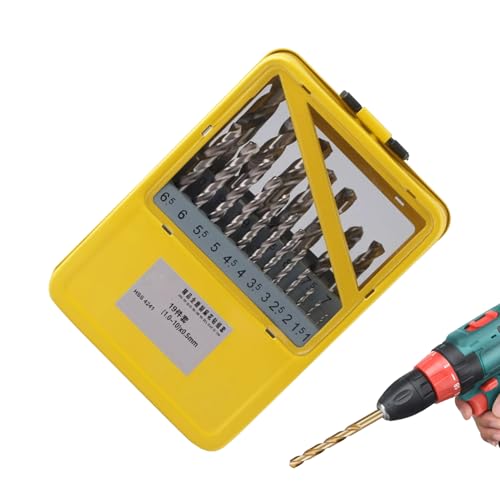 Spiralbohrer-Set | Hochleistungsschraubbits und Bohrwerkzeug, verschiedenes tragbares Zubehör für Möbel, Maschinen und Computer Spiralbohrer-Set | Hochleistungsschraubbits und Bohrwerkzeug, verschiedenes tragbares Zubehör für Möbel, Maschinen und Computer von Genérico